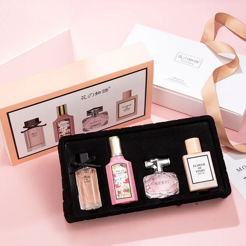Oriental Gift Box Perfume Women Floral Scent Jasmine Gardenia Fragrance Fresh Cologne Long-Lasting Eau De Toilette Body Splash