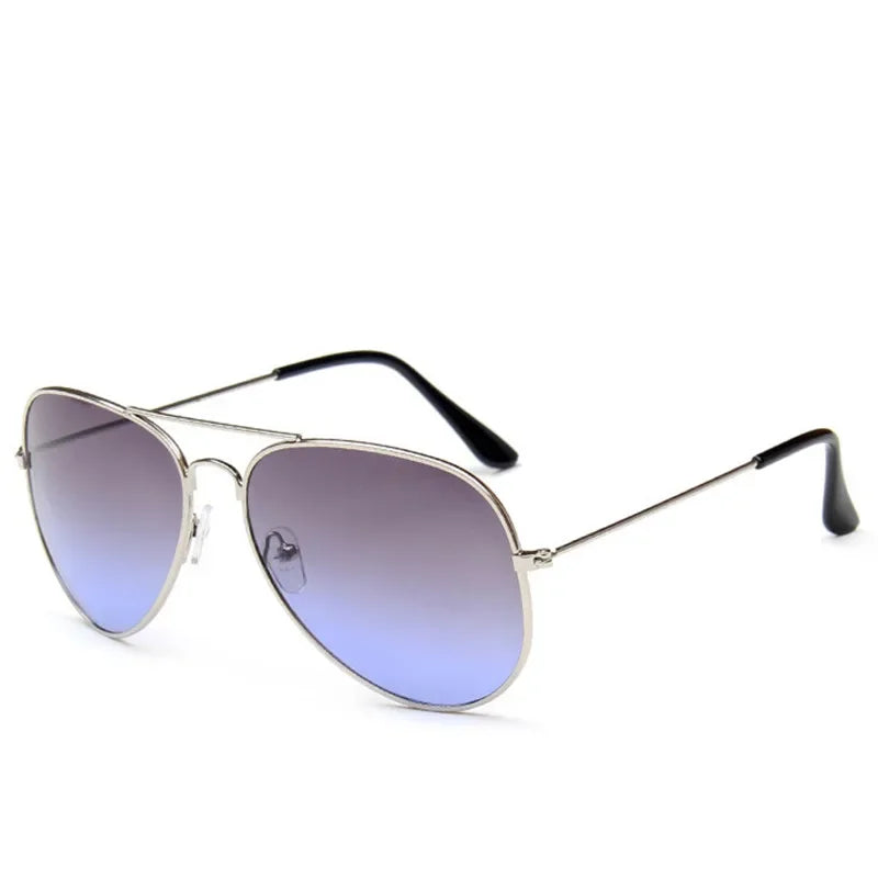 LeonLion Double Colors Gradient Sunglasses Women Alloy Mirror Glasses Lady Retro Metal Glasses Lunette De Soleil Femme