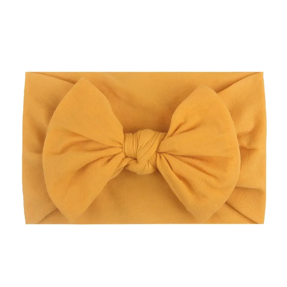 Baby Girl Headband Infant Hair Accessories Bows Newborn Headwear Rabbit Ear Elastic Gift Toddler Bandage Ribbon Soft Bowknot