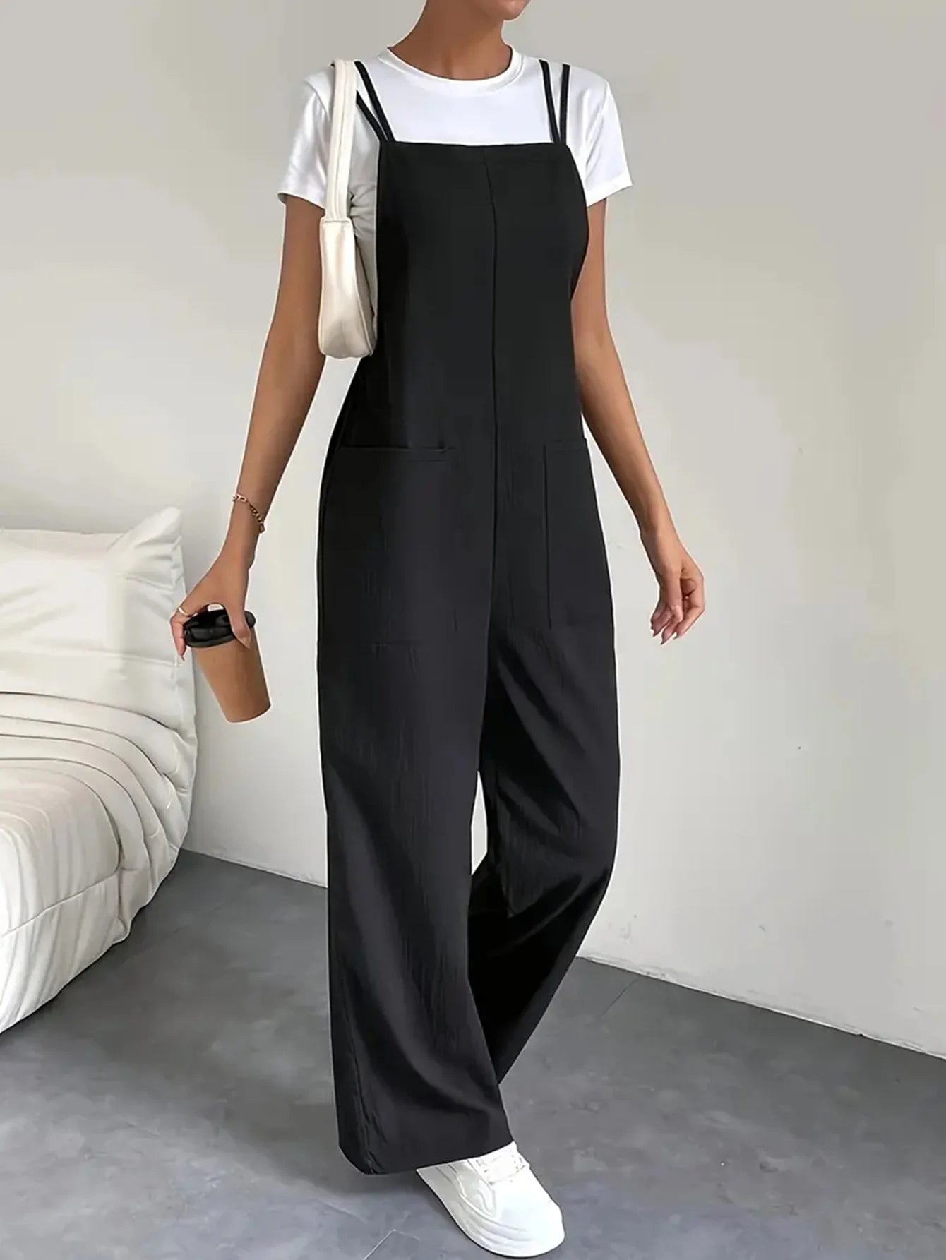 Fashionable temperament, casual camisole jumpsuit