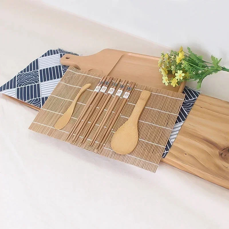 9Pcs/Set DIY Sushi Maker Rice Mold Kitchen Making Tool Kit
