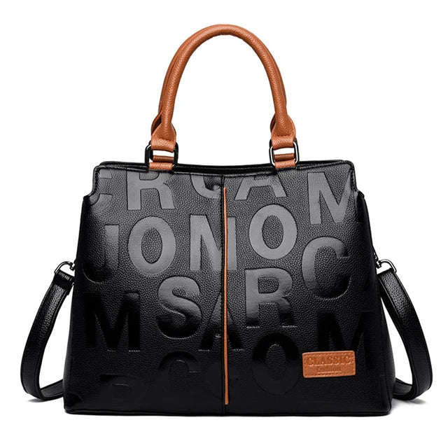 Designer Top-handle Bag Luxury Handbags Women Leather Bags Vintage Ladies Shoulder Crossbody Bags