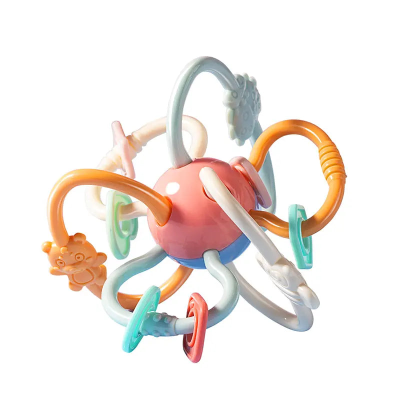 Rattle Teether Toys For Babies Development Baby Games Sensory Toys Baby Teether For Newborns Baby Rattles Toys 0 12 Months