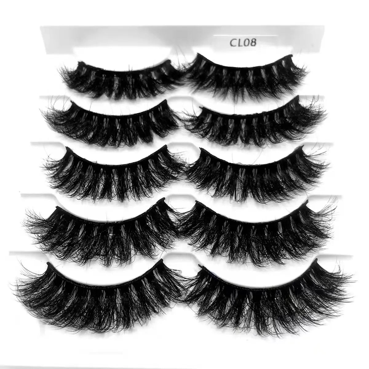 5 pairs makeup eyelashes soft fluffy lashes false eyelashes dramatic 3d mink lashes lash extension make up cilio faux cils H13