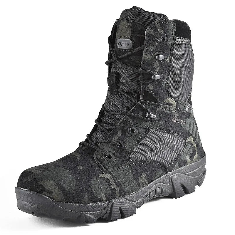 Camouflage Men Boots Work Safty Shoes Men Desert Tactical Military Boots