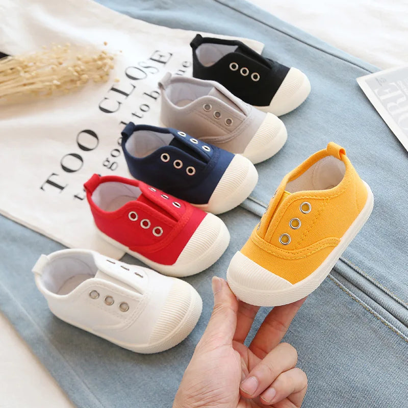 Candy Color Children's Casual Canvas Sneakers Soft