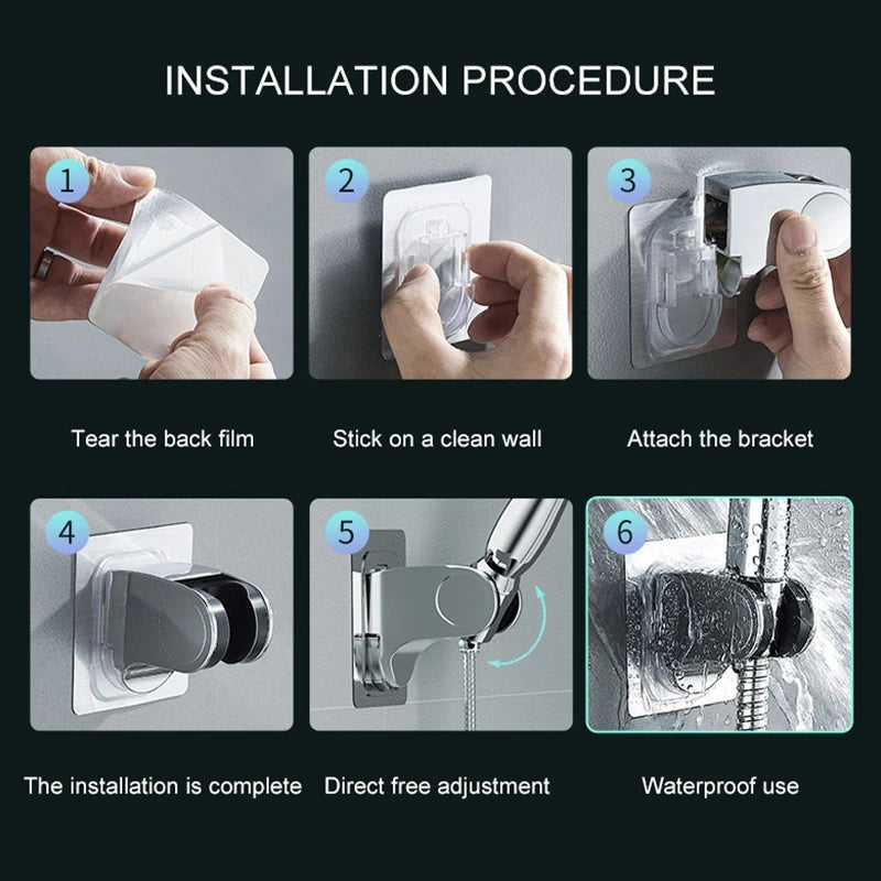 6 ”8 inch shower head ABS Chrome shower head