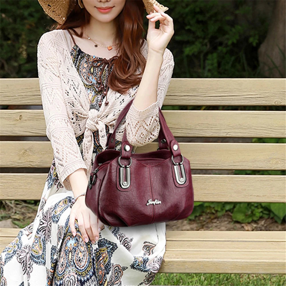 High Quality Soft Leather Ladies Shoulder Crossbody Bags for Women 2025 Sac A Main Luxury Handbags Women Bags Designer Handbags