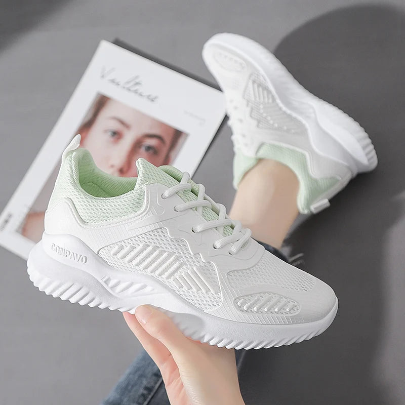Women sneaker casual shoes white shoes