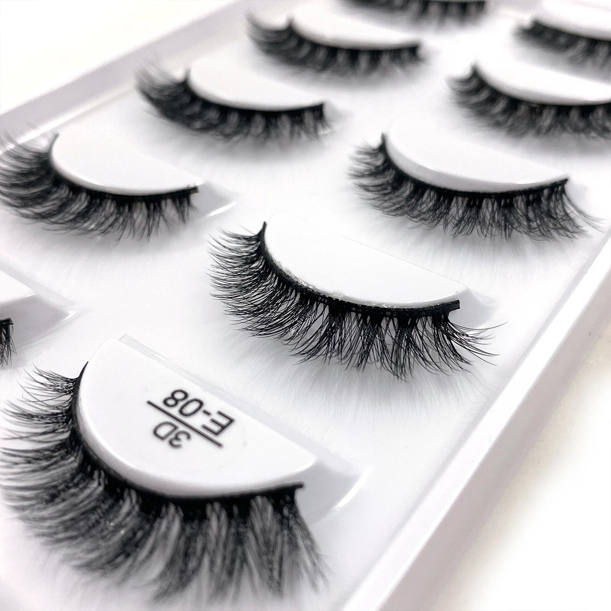 5 pairs makeup eyelashes soft fluffy lashes false eyelashes dramatic 3d mink lashes lash extension make up cilio faux cils H13