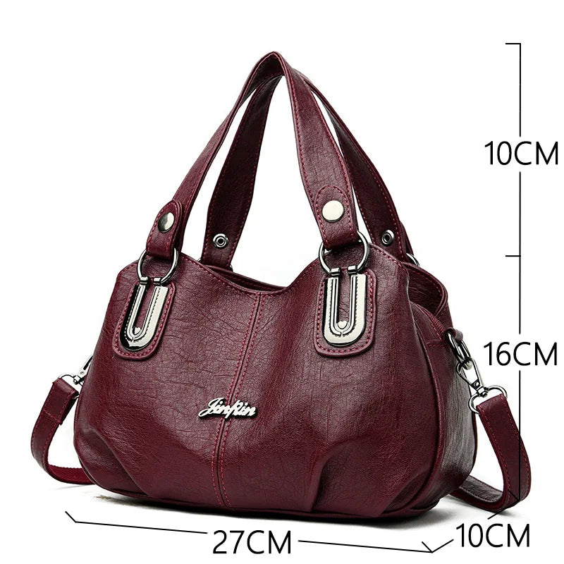New Brand Soft Leather Luxury Handbag