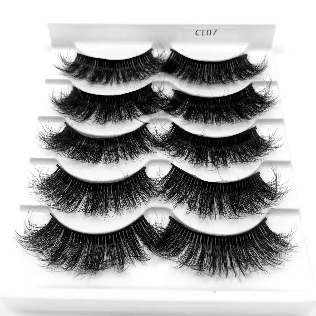 5 pairs makeup eyelashes soft fluffy lashes false eyelashes dramatic 3d mink lashes lash extension make up cilio faux cils H13