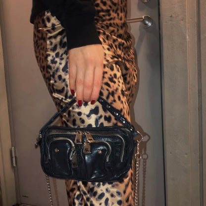 New Leopard Crossbody Bags For Women 2025 Luxury Handbags Designer Ladies Hand Shoulder Messenger Bag Sac A Main Female