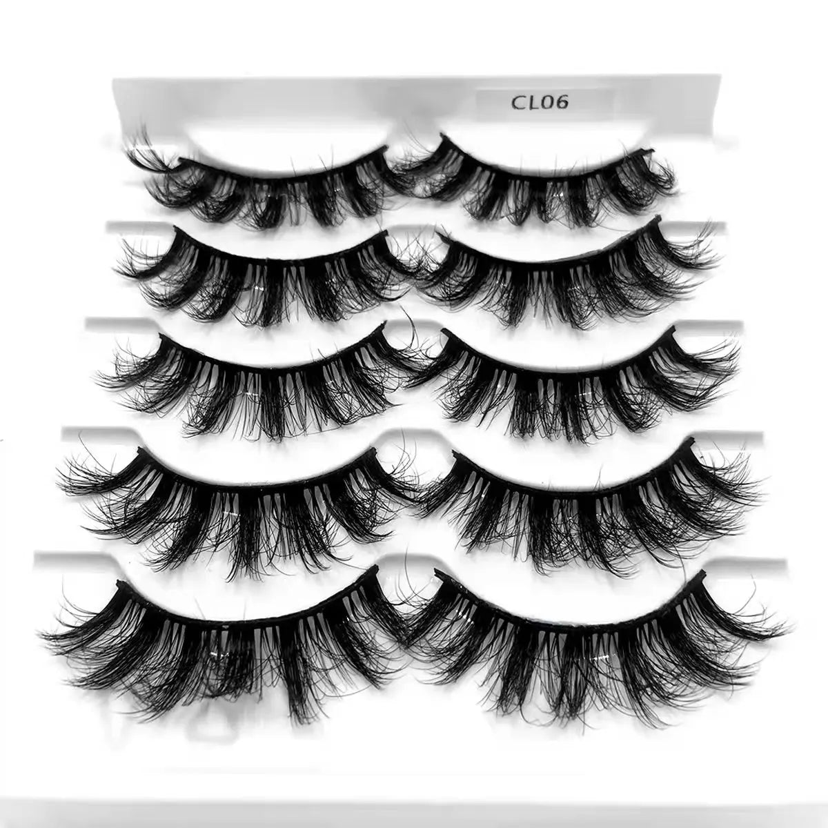 5 pairs makeup eyelashes soft fluffy lashes false eyelashes dramatic 3d mink lashes lash extension make up cilio faux cils H13