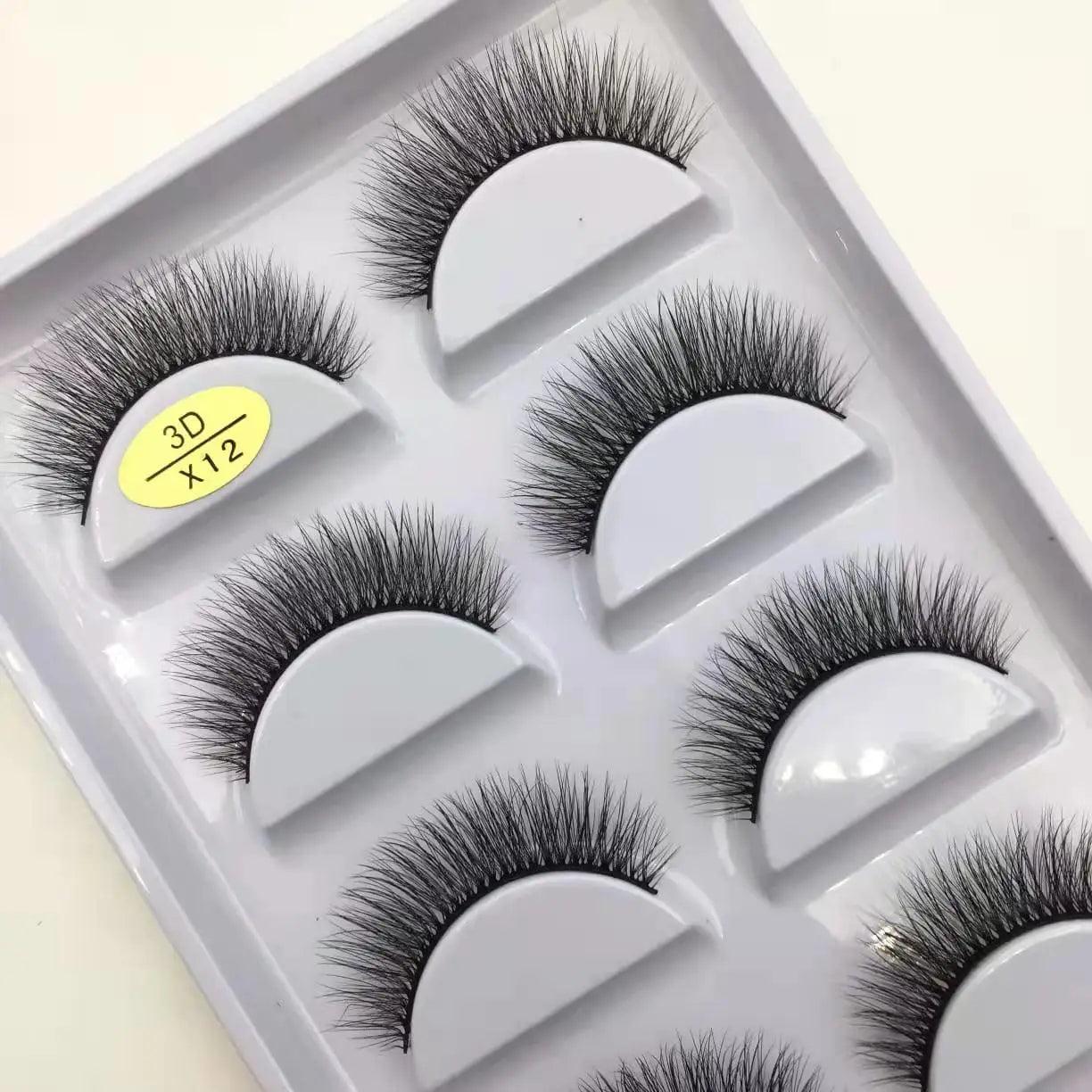 5 pairs makeup eyelashes soft fluffy lashes false eyelashes dramatic 3d mink lashes lash extension make up cilio faux cils H13
