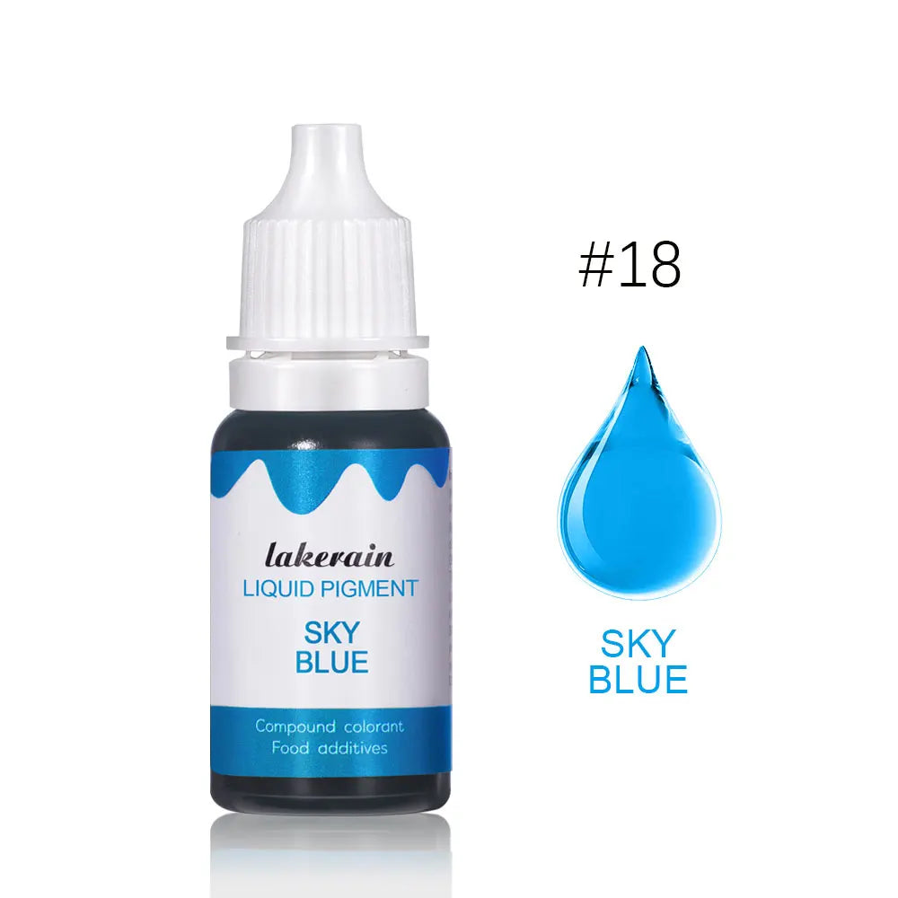 10ml Lip Gloss Liquid Pigment Flavor Essence Oil Drop for Clear Lip Gloss Base Gel Lip Glaze Odorless Moisturizing Lipgloss Base