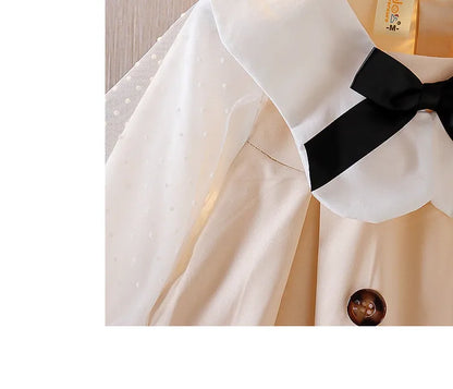 Spring newborn baby girl clothes loose dress coats for baby girls clothing 1 year babies birthday princess party dresses dress