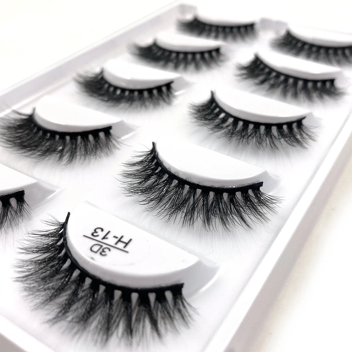 5 pairs makeup eyelashes soft fluffy lashes false eyelashes dramatic 3d mink lashes lash extension make up cilio faux cils H13