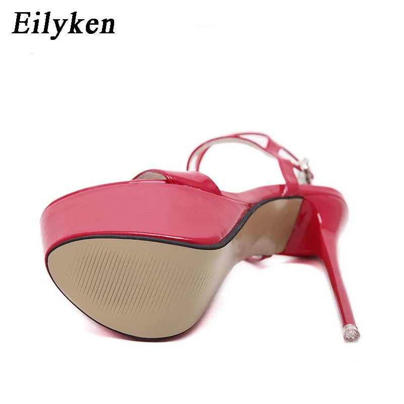 Summer Platform 17CM High Heels Women Sandals Sexy Style Open Toe