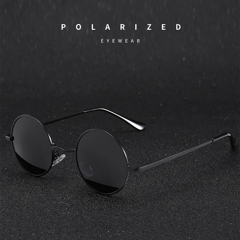 Retro Vintage Round Polarized Sunglasses