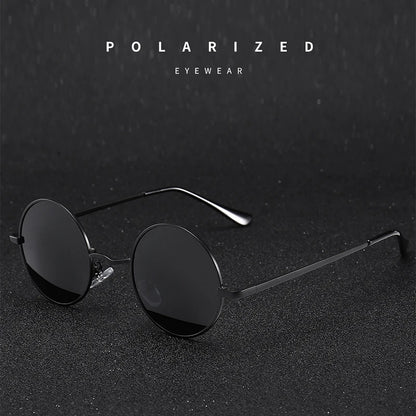 Retro Vintage Round Polarized Sunglasses