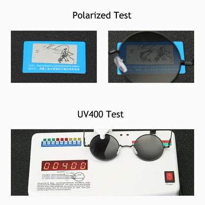 Retro Vintage Round Polarized Sunglasses