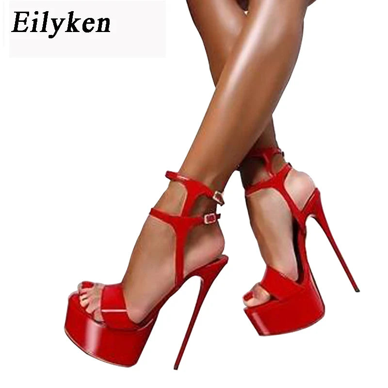 Summer Platform 17CM High Heels Women Sandals Sexy Style Open Toe