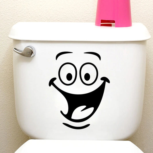 Big Mouth Toilet Stickers Wall Decorations Waterproof Wallpaper