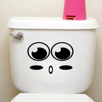 Big Mouth Toilet Stickers Wall Decorations Waterproof Wallpaper