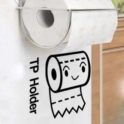 Big Mouth Toilet Stickers Wall Decorations Waterproof Wallpaper