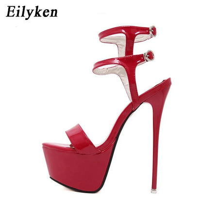 Summer Platform 17CM High Heels Women Sandals Sexy Style Open Toe