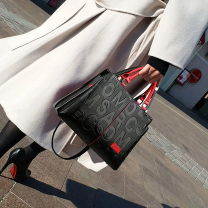 PU Leather Casual Crossbody Bags for Women Ladies Luxury Designer Tote Handbag