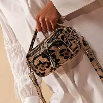 New Leopard Crossbody Bags For Women 2025 Luxury Handbags Designer Ladies Hand Shoulder Messenger Bag Sac A Main Female