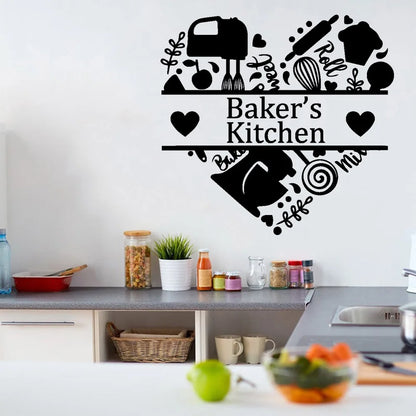 Diy Custom Name Kitchen Wall Stickers Home Decoration