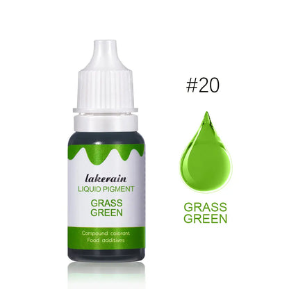 10ml Lip Gloss Liquid Pigment Flavor Essence Oil Drop for Clear Lip Gloss Base Gel Lip Glaze Odorless Moisturizing Lipgloss Base