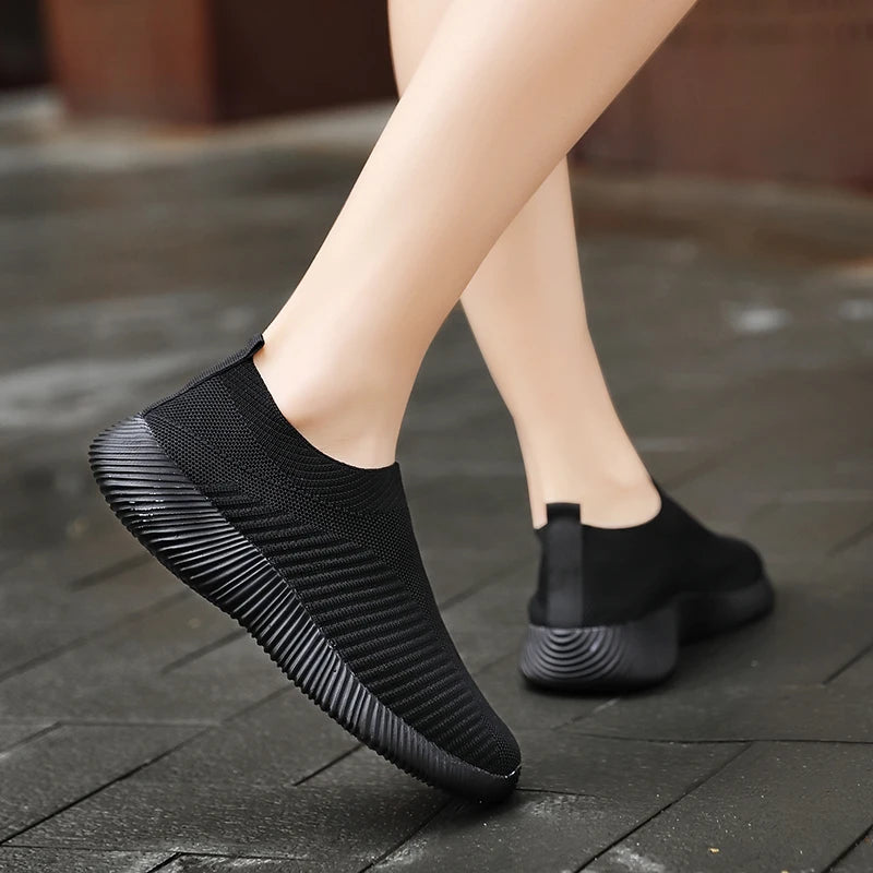 Women Sneakers Slip On Flats Shoes