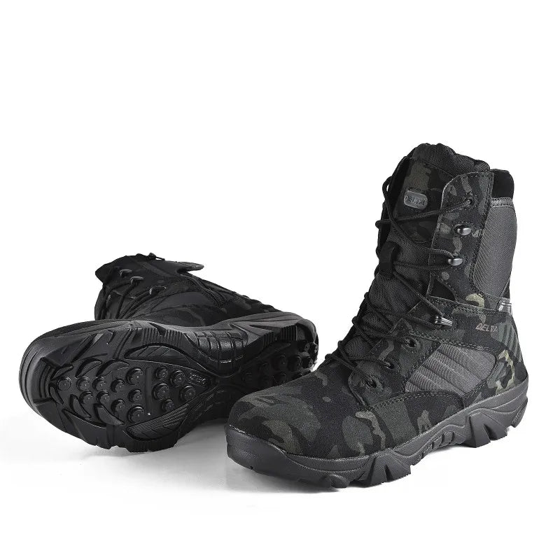 Camouflage Men Boots Work Safty Shoes Men Desert Tactical Military Boots