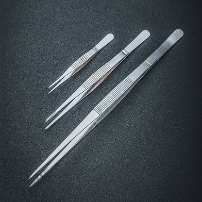 Stainless Steel Decorations Long Purse Cocktail Long Tweezers Cocktail Tool Holder Cleaning Tool Holder Clip