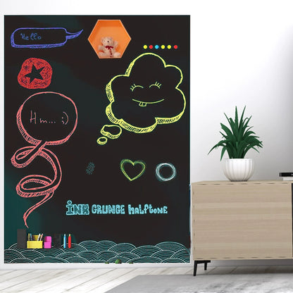 Soft Whiteboard Wall Sticker Environmental-Friendly Erasable Magnetic Message Board Iron Whiteboard Writing Board Blackboard Wall Sticker Kids Draw Doodle Wallpaper Home Teaching Conference Training Wall Sticker Note Board