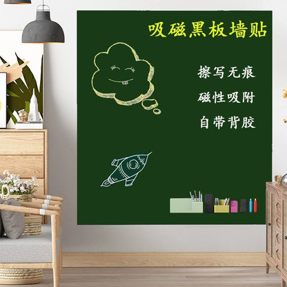 Soft Whiteboard Wall Sticker Environmental-Friendly Erasable Magnetic Message Board Iron Whiteboard Writing Board Blackboard Wall Sticker Kids Draw Doodle Wallpaper Home Teaching Conference Training Wall Sticker Note Board