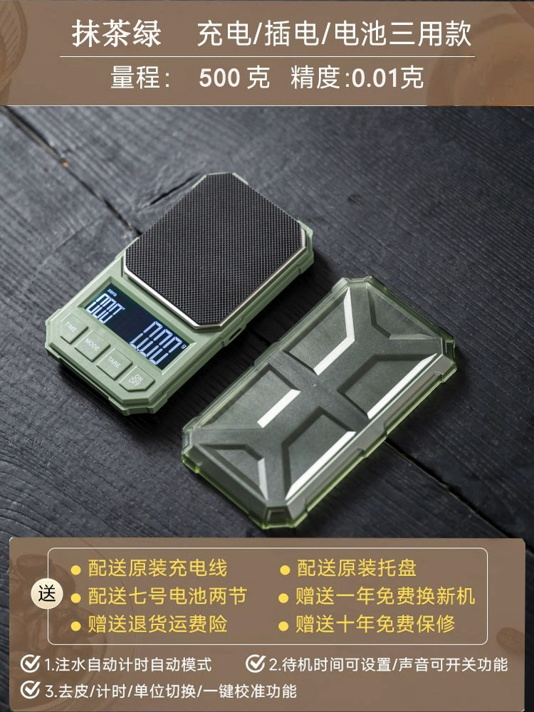 Portable Pour-over Coffee Mini Camping Small Electronic Scale