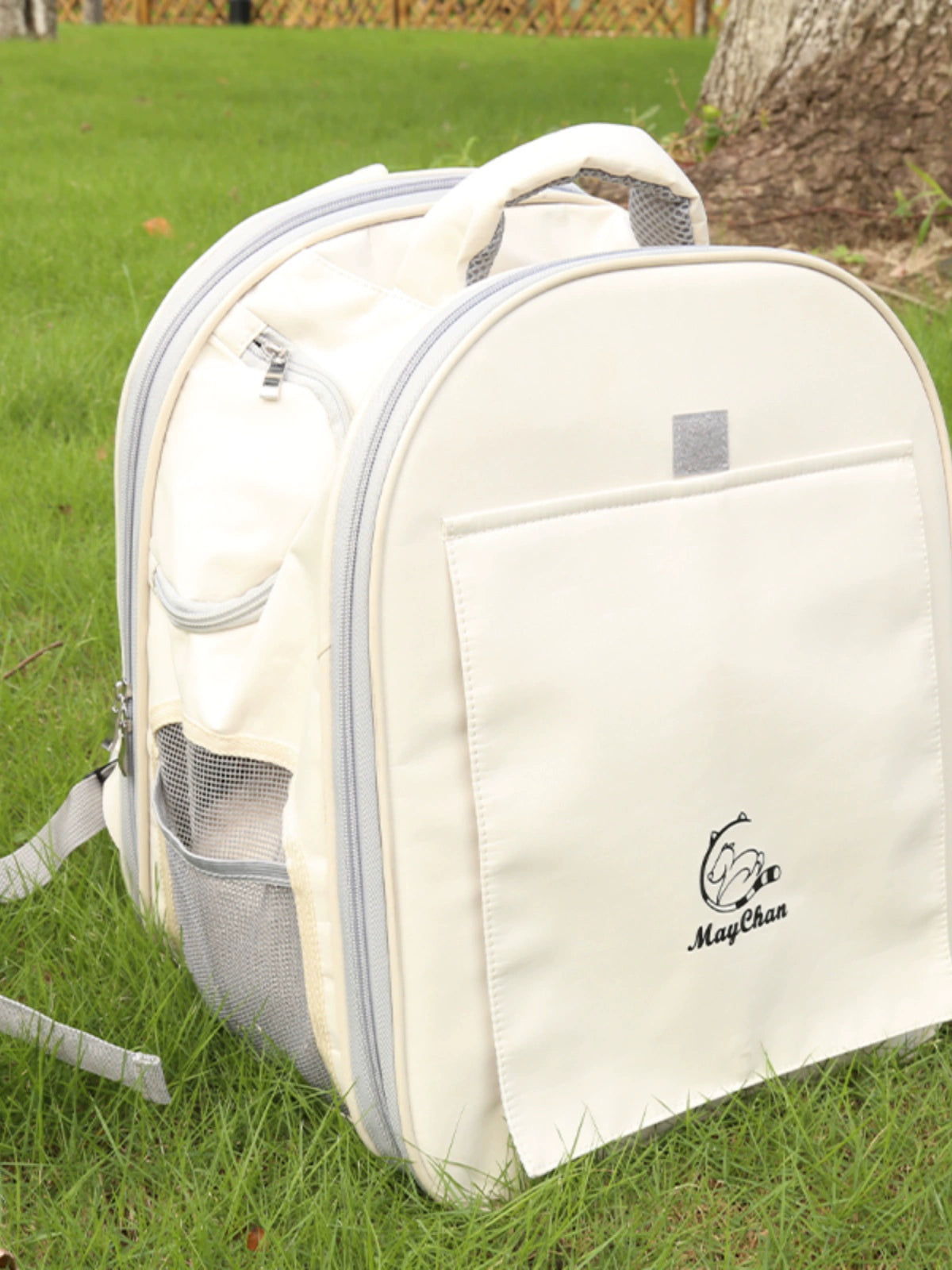 Outdoor Portable Cat Bag Large Capacity Breathable Cat Backpack Dog Bag Double-Sided Expansion Outing Pet Backpack Backpack