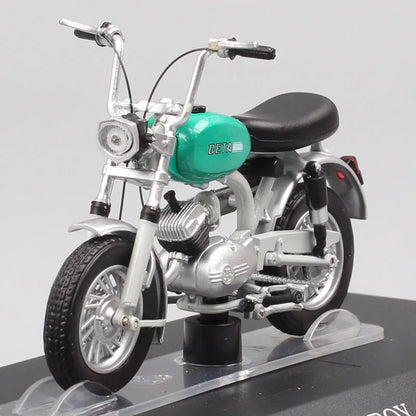 1/18 Scale Testi Militar Beta Boy Benelli Motorella Montesa Velosolex 2200 Malaguti Negrini Harvard Moped Model Bike Scooter Toy