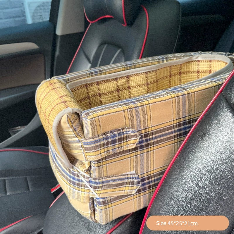 Car Pet Bed Cathouse Doghouse Central Control Nest Small Size Dogs Car Dog Safety Car Seat Cat Sitting Car Mats