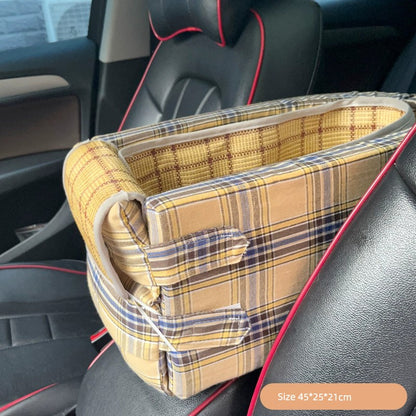 Car Pet Bed Cathouse Doghouse Central Control Nest Small Size Dogs Car Dog Safety Car Seat Cat Sitting Car Mats