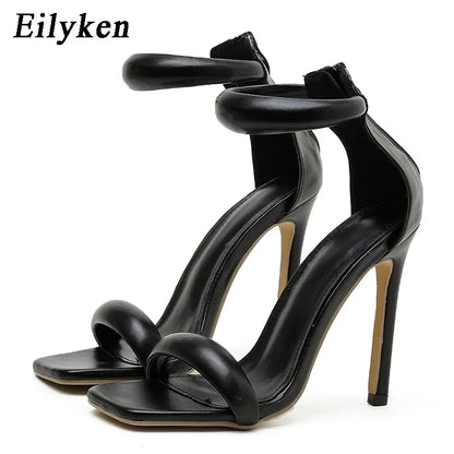 New Design Open Toe High Heels Women Sandals Classics Ankle-Wrap