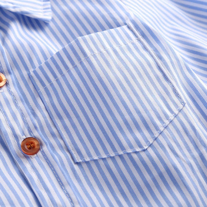 Boys Suits Clothes For Wedding Formal Party clothes Striped Baby Vest Shirt Pants Kids Boy Outerwear