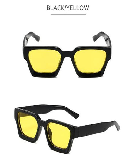 White glasses, women's and men's sunglasses, summer sunshade, windproof, and color changing glasses