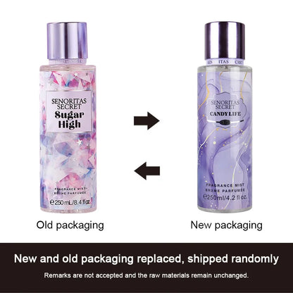 250ML Vanilla Perfume Flower Fruit Fragrance Mist Woman Date Scent Long-Lasting Good Girl Parfume Body Spray Car Air Freshener