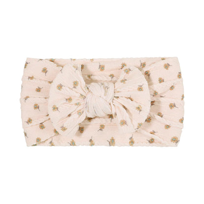 1pcs Newborn Baby Headband for Girls Elastic Knit Children Turban Baby Bows Soft Nylon Kids Headwear Hair Accessories Wholesale